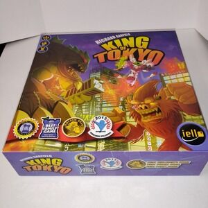 King of Tokyo Board Game IELLO Richard Garfield 2014 COMPLETE Open Box